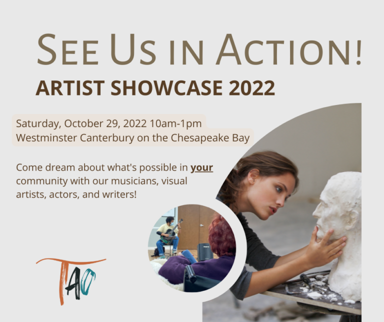 TAO Artists on parade – Saturday October 29!