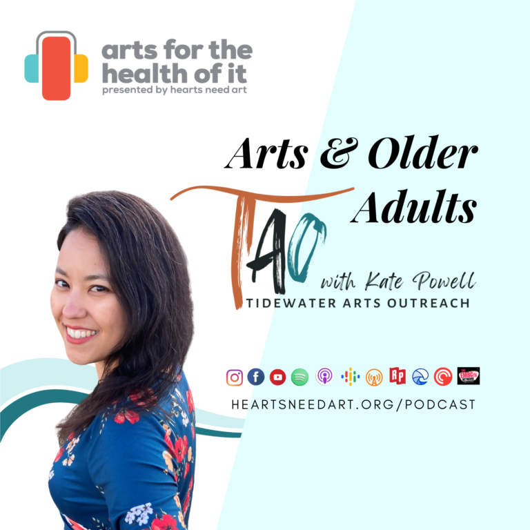 Tidewater Arts Outreach on the Arts for the Health of It Podcast Today!
