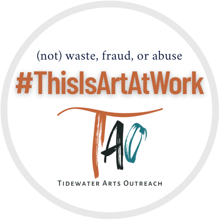 TAO is NOT waste, fraud, or abuse – #ThisIsArtAtWork